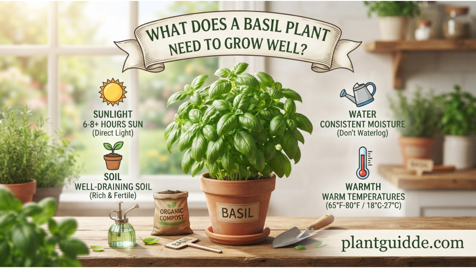  Basil Plant Need to Grow Well