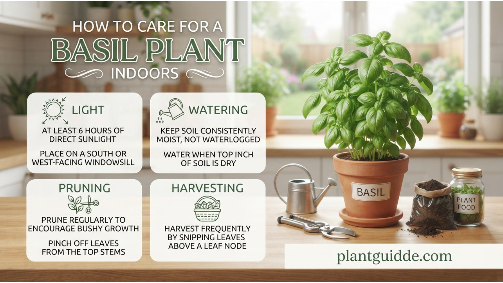 Care for a Basil Plant