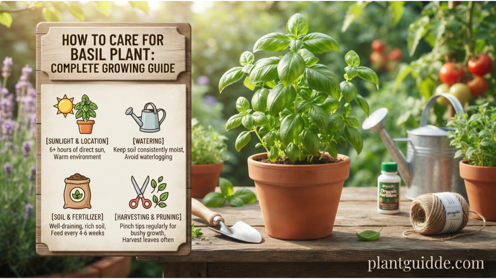 Care for Basil Plant