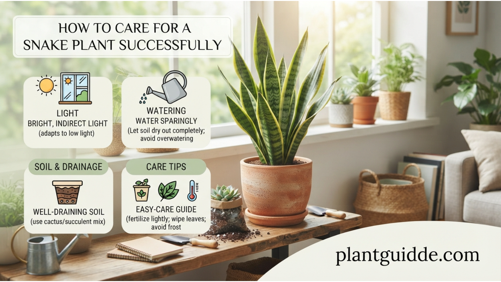 Care for a Snake Plant
