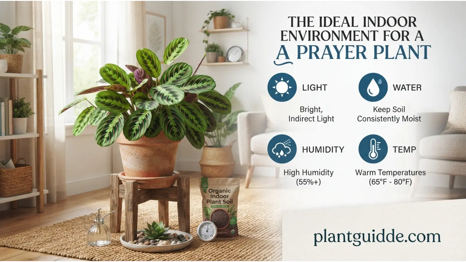 The Ideal Indoor Environment for a Prayer Plant