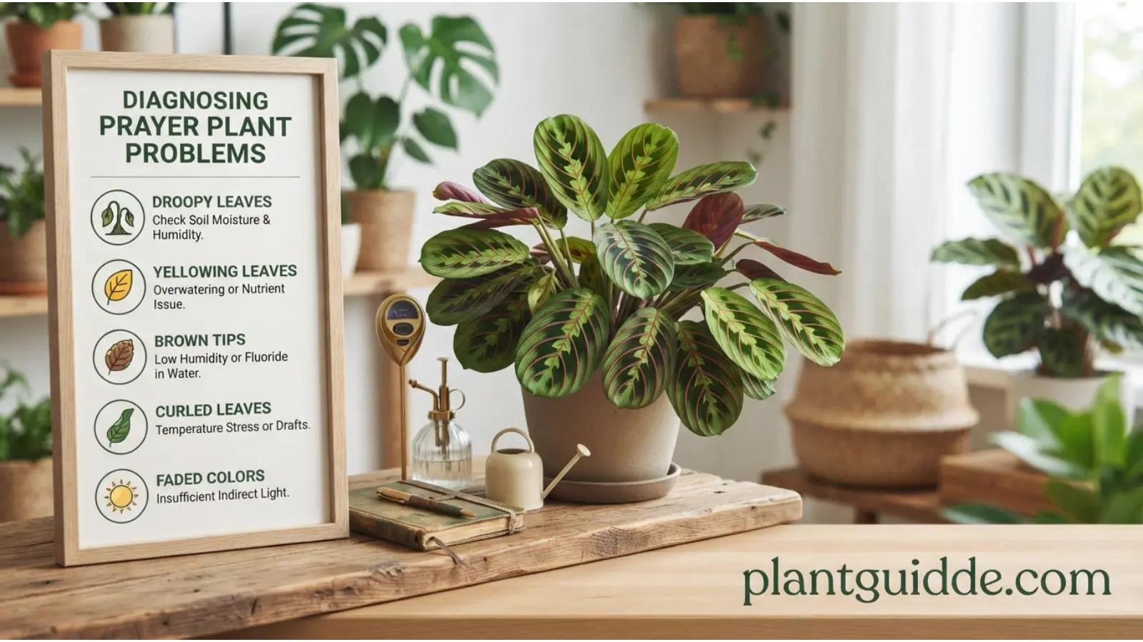 Diagnose Prayer Plant Problems