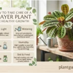 how to take care of a prayer plant