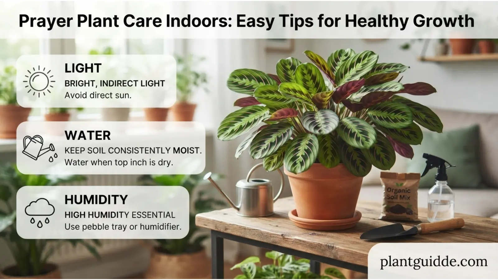 prayer plant care indoors