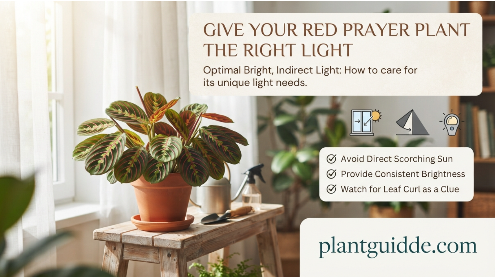 Give Your Red Prayer Plant the Right Light