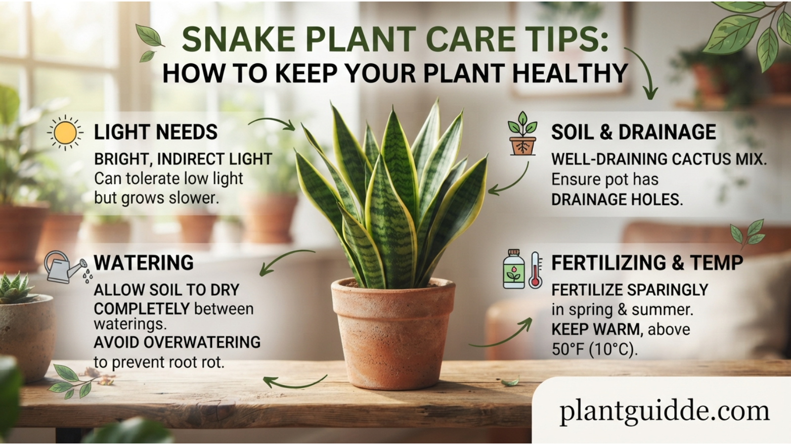 Snake Plant Care Tips
