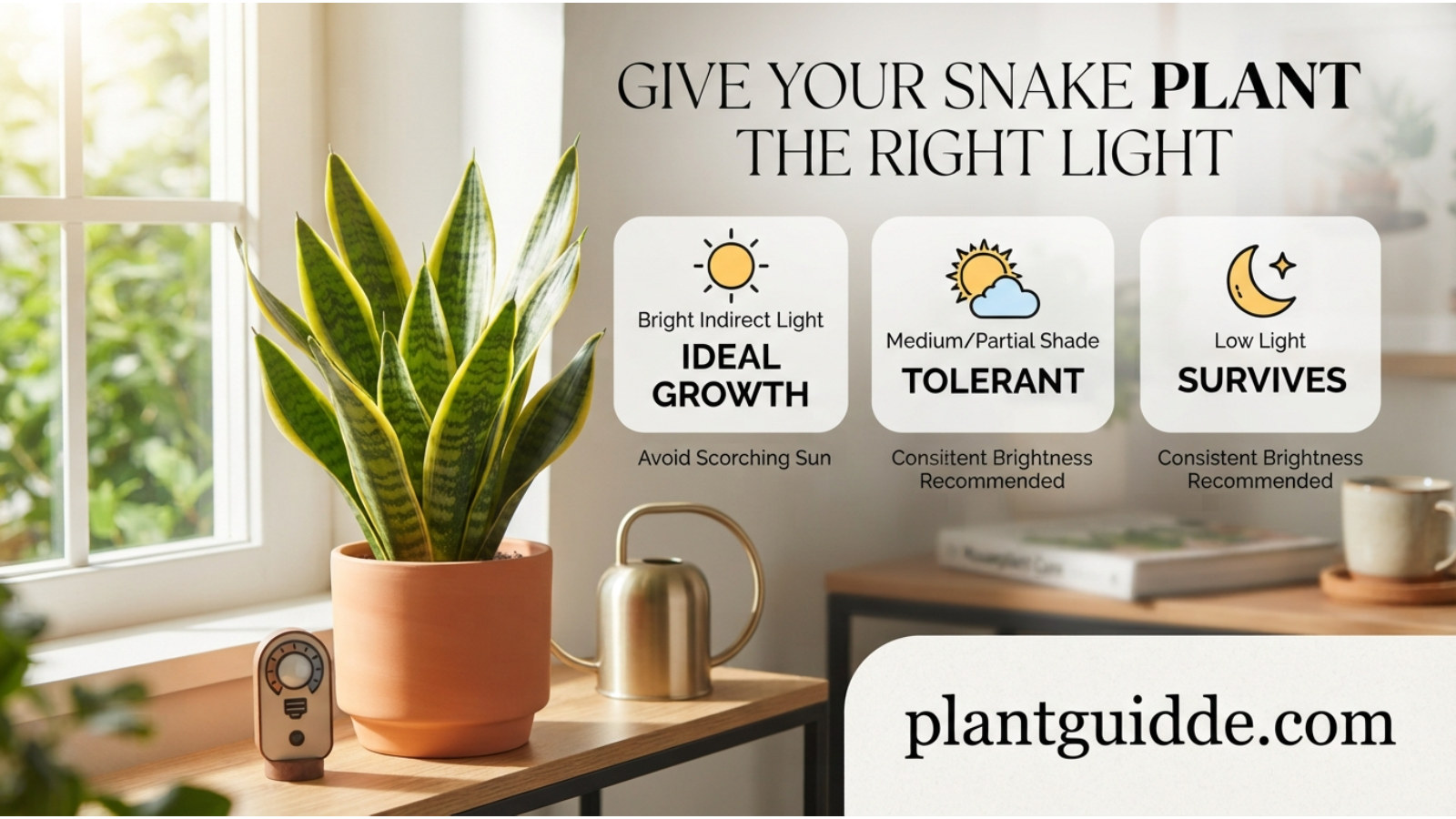 Snake Plant the Right Light