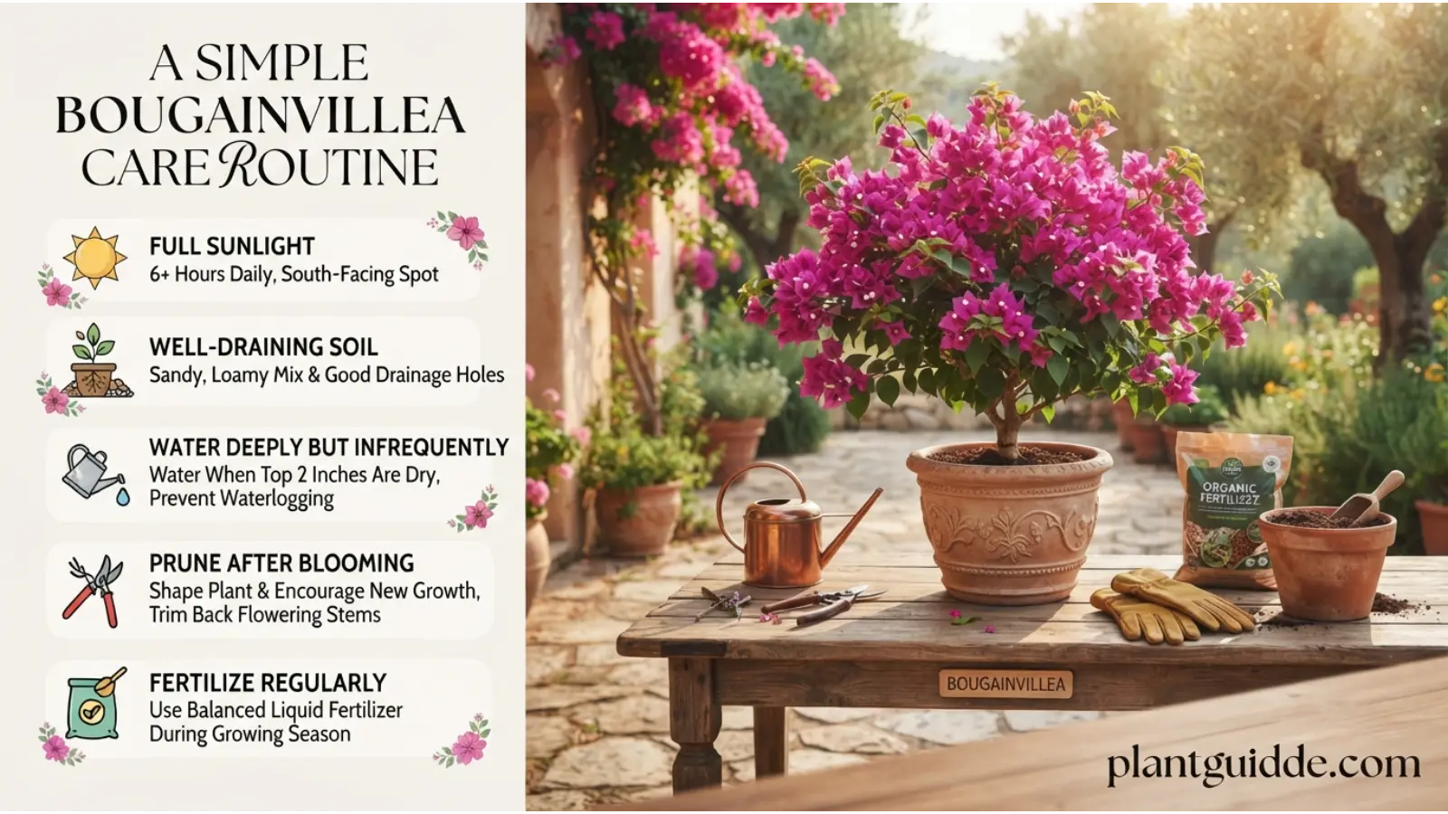 A Simple Bougainvillea Care Routine
