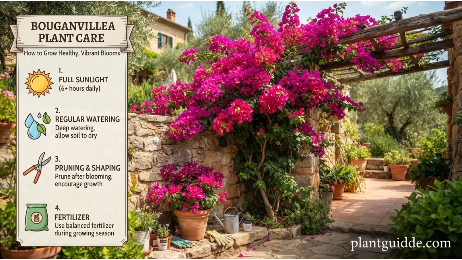 Bougainvillea plant care