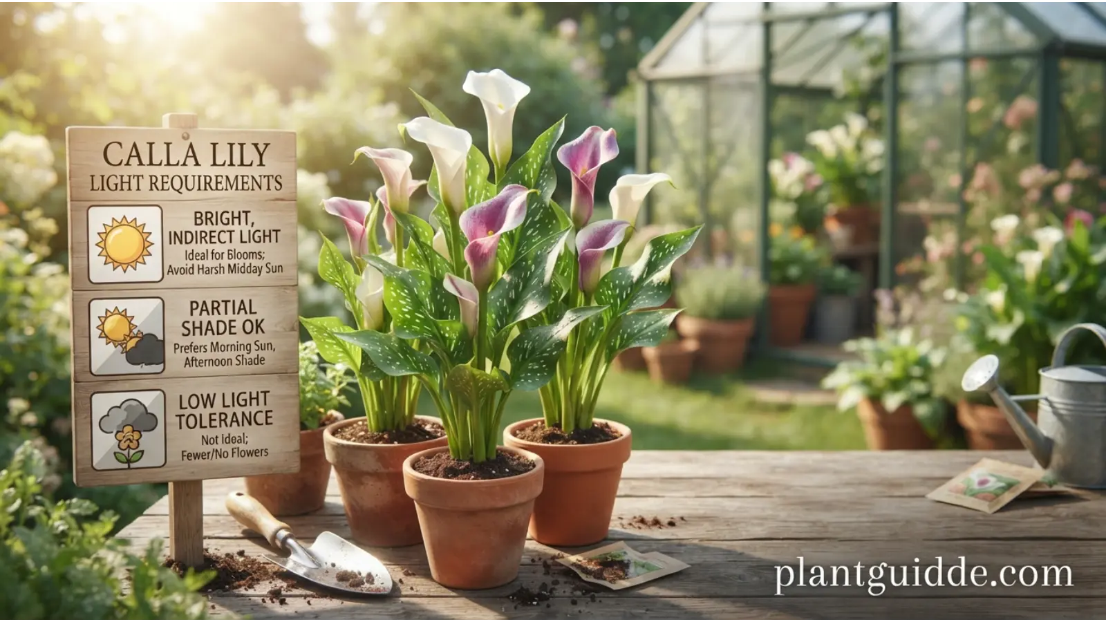 Calla Lily Light Requirements