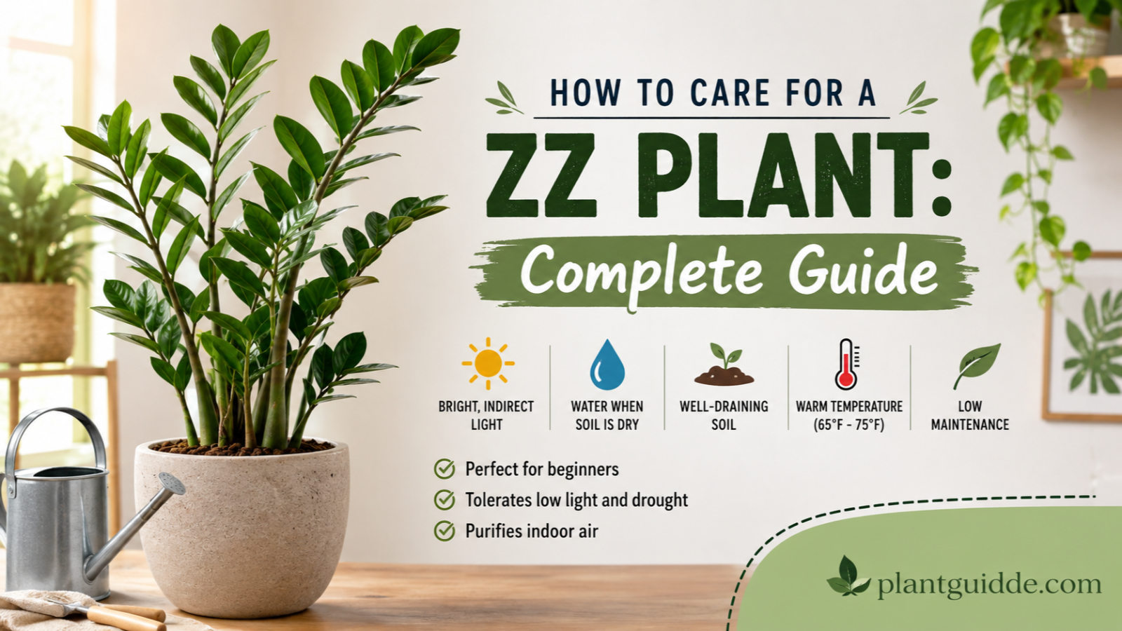 Care for a ZZ Plant