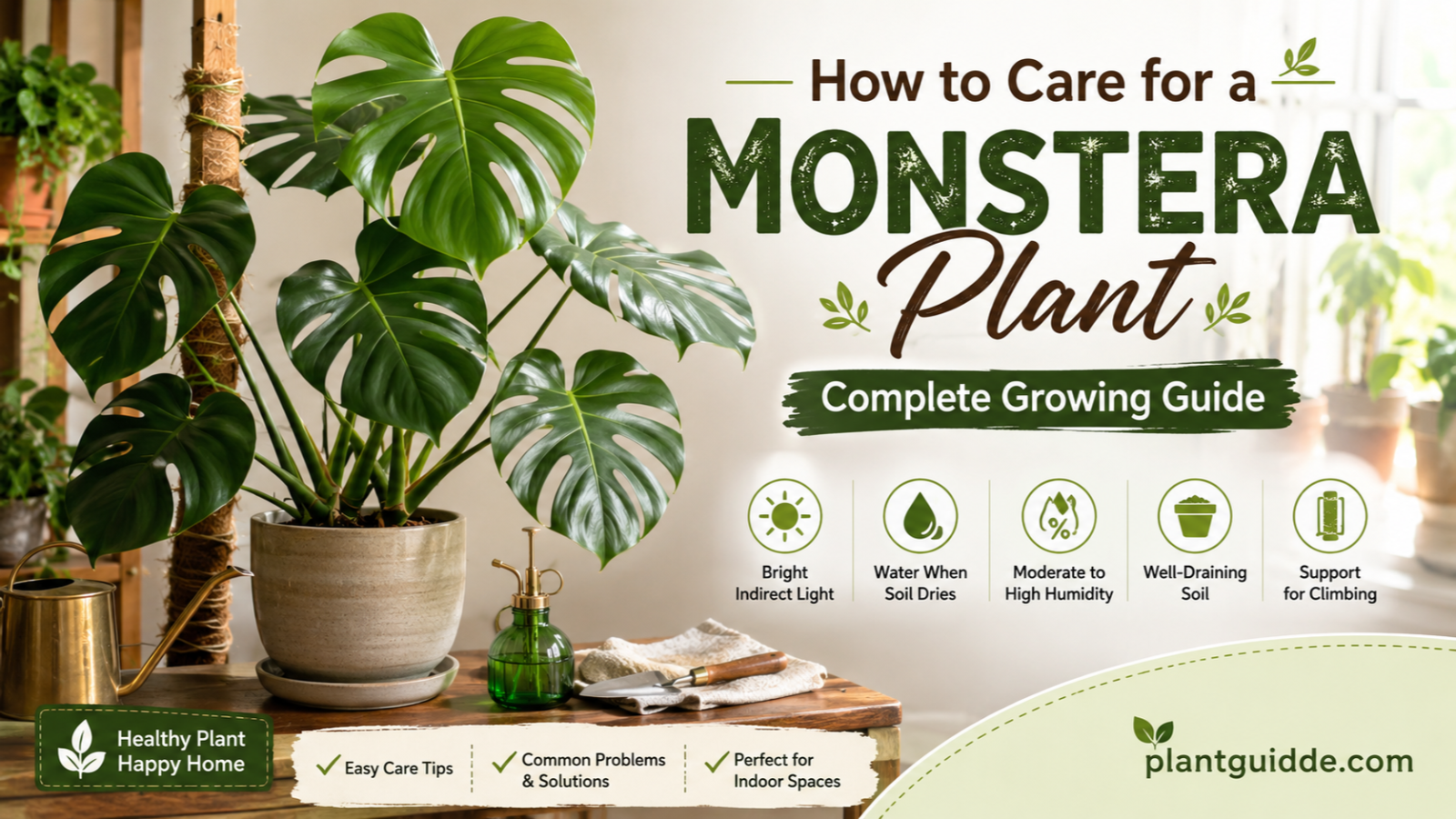 Care for a Monstera Plant