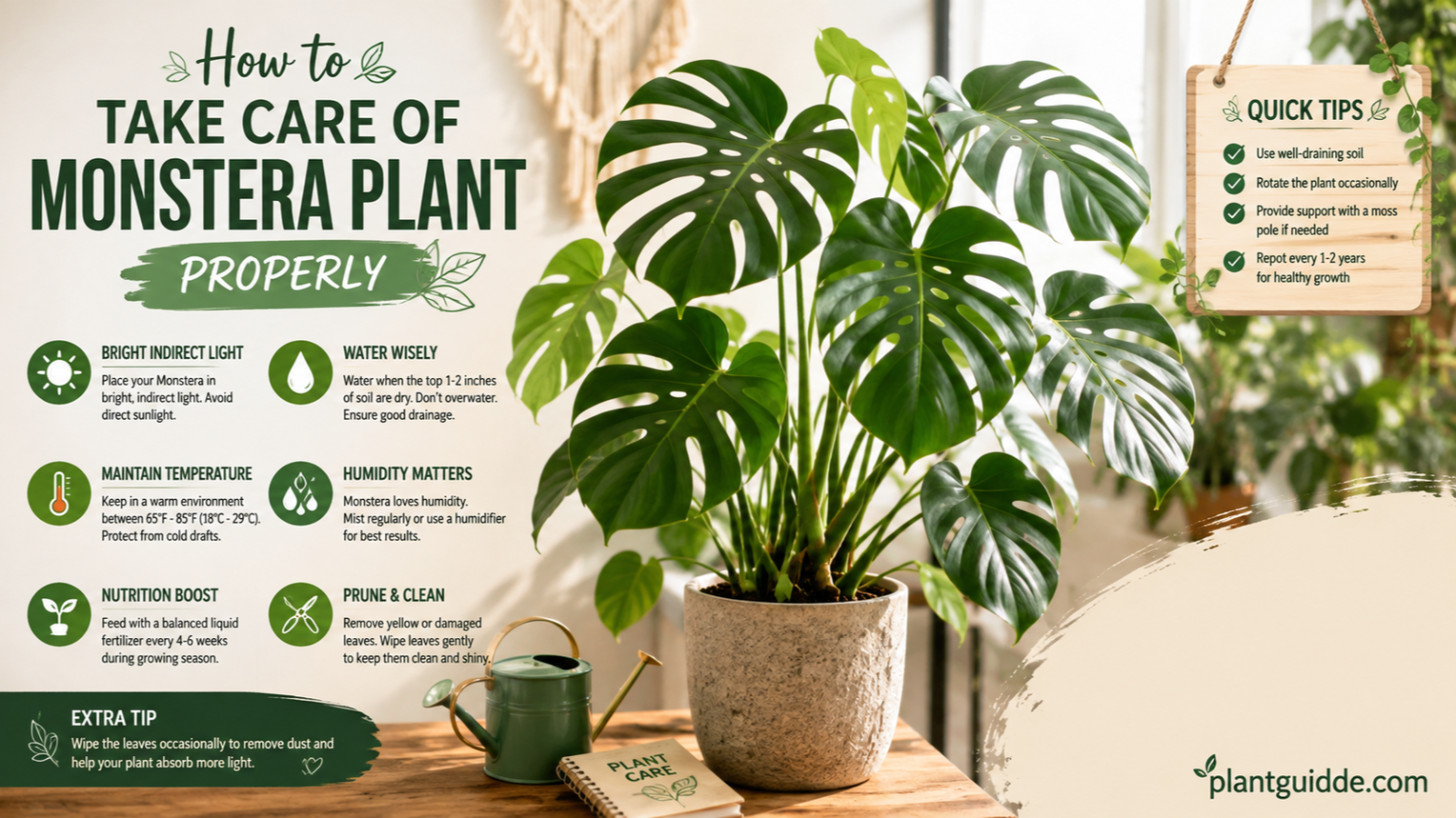 Take Care of Monstera