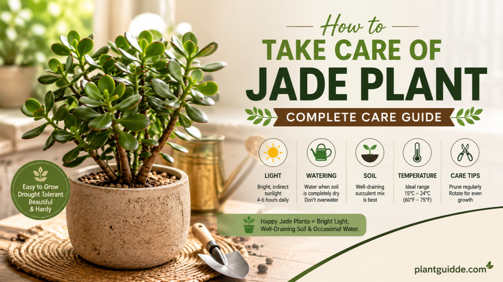 care of jade plant