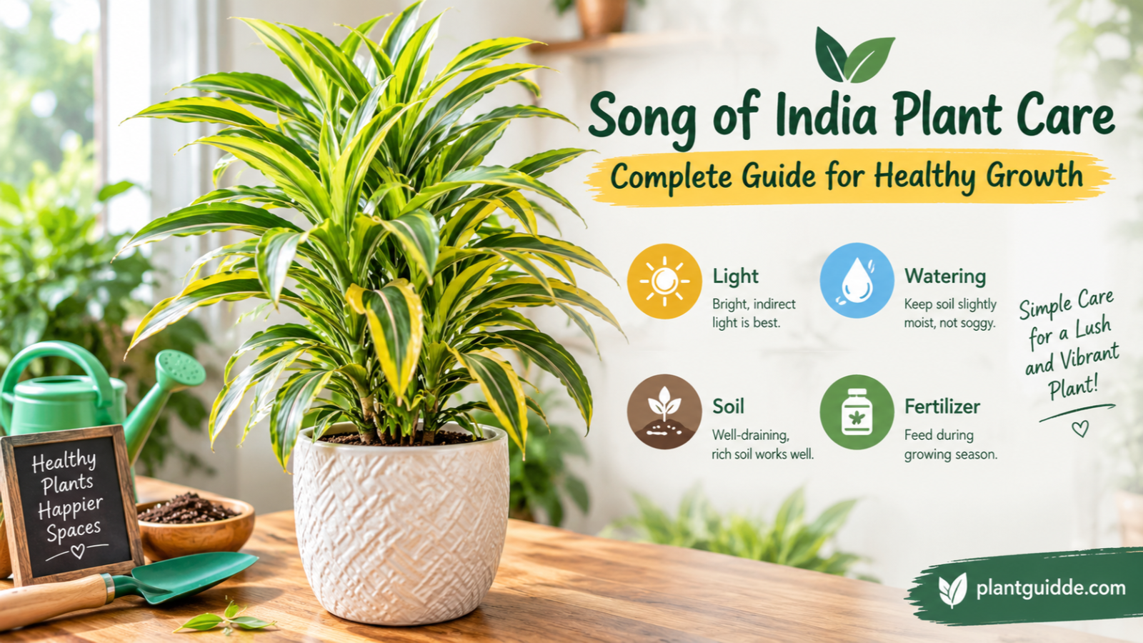 song of india plant care