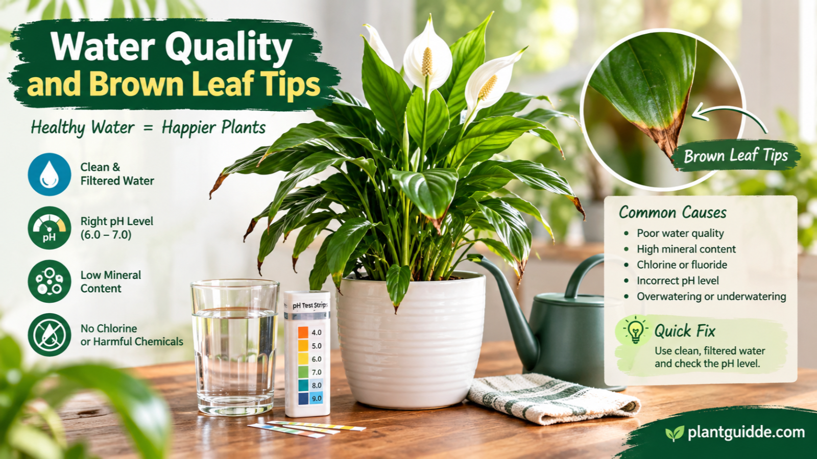 Water Quality and Brown Leaf Tips