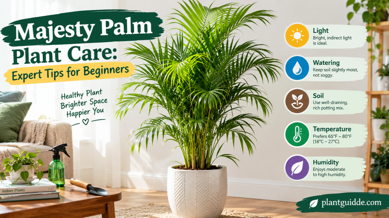 majesty palm plant care