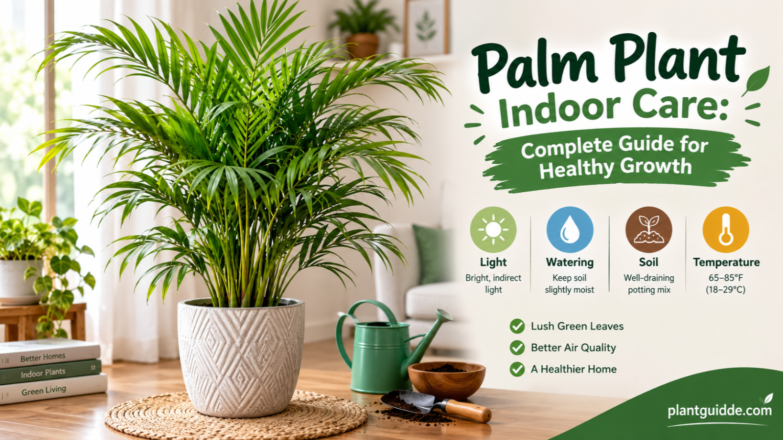 palm plant indoor care