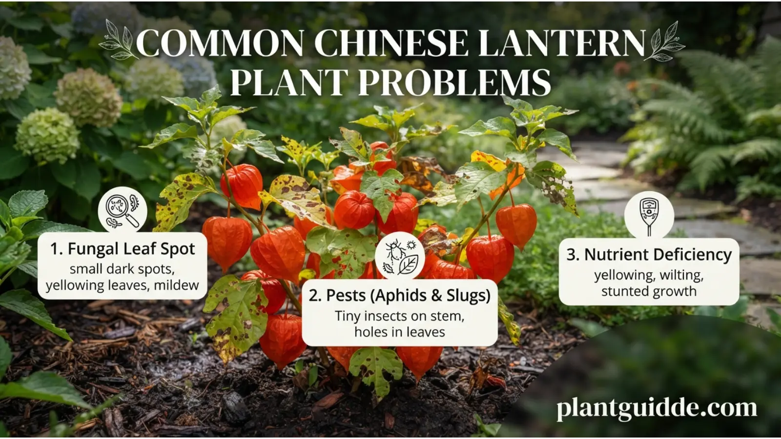 Common Chinese Lantern Plant Problems