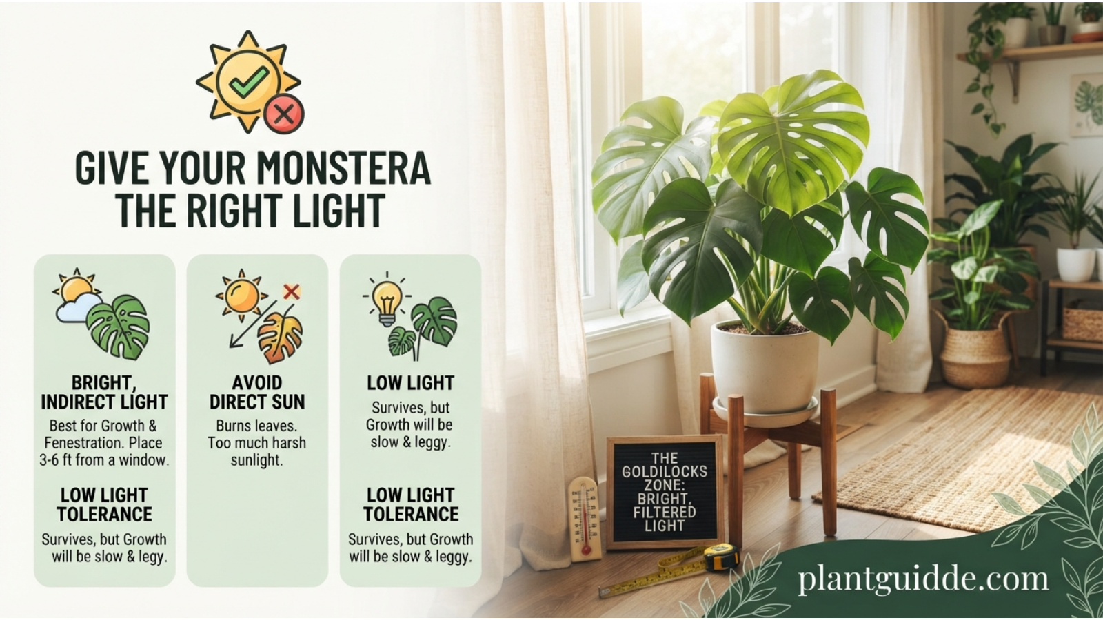 Give Your Monstera the Right Light