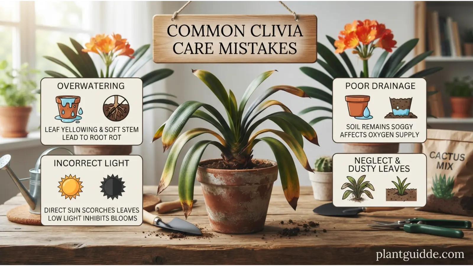 Common Clivia Care Mistakes