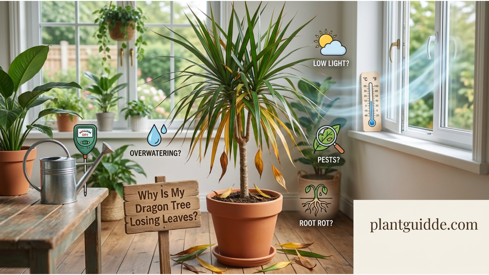 My Dragon Tree Losing Leaves
