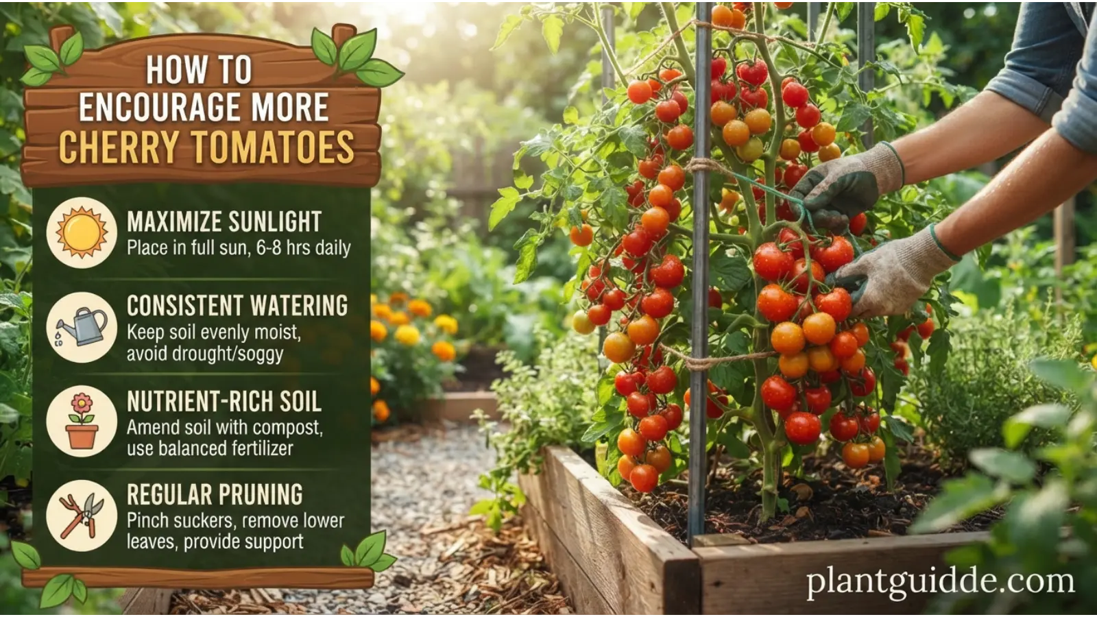 Encourage More Cherry Tomatoes