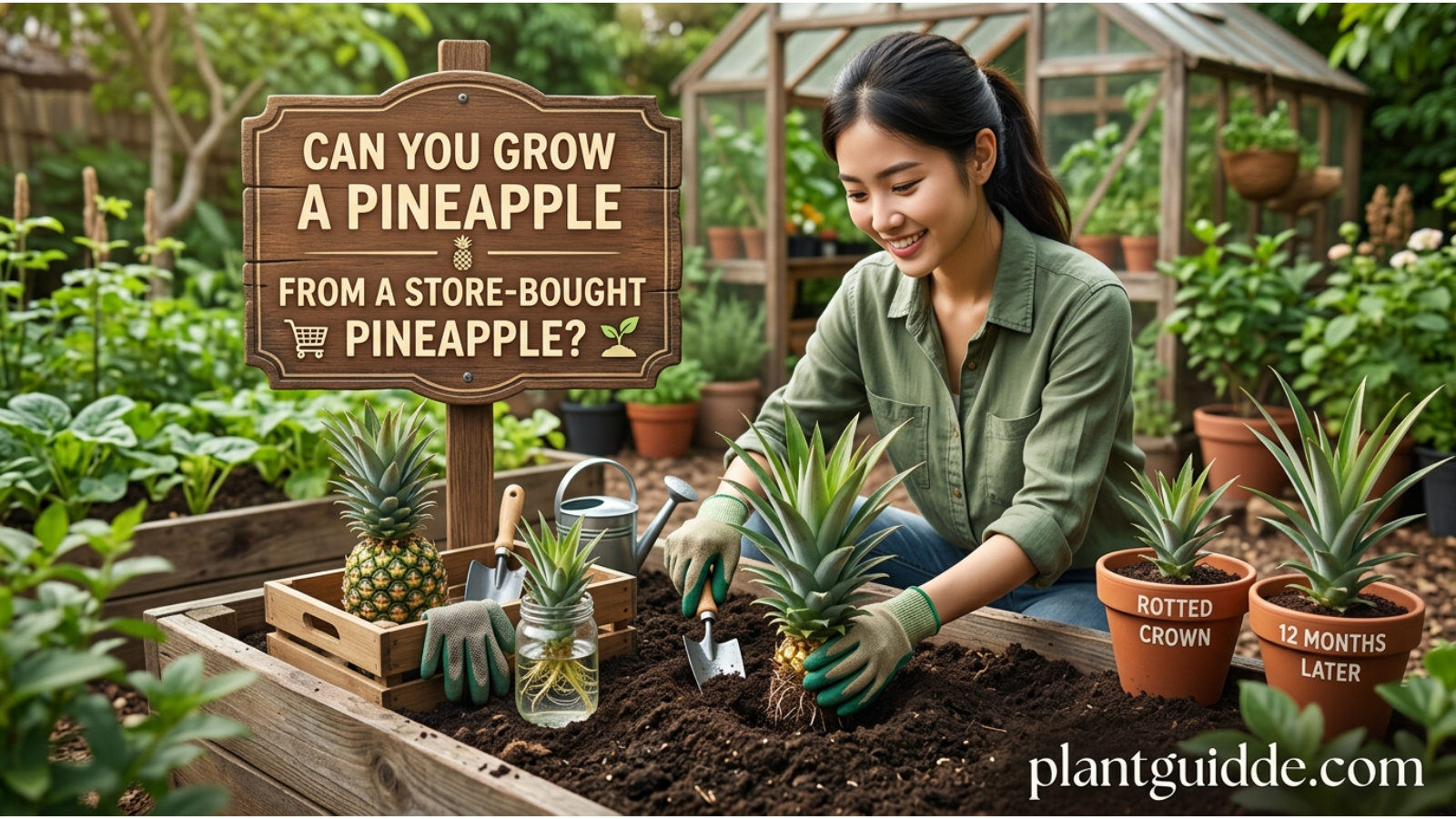 Grow a Pineapple From a Store
