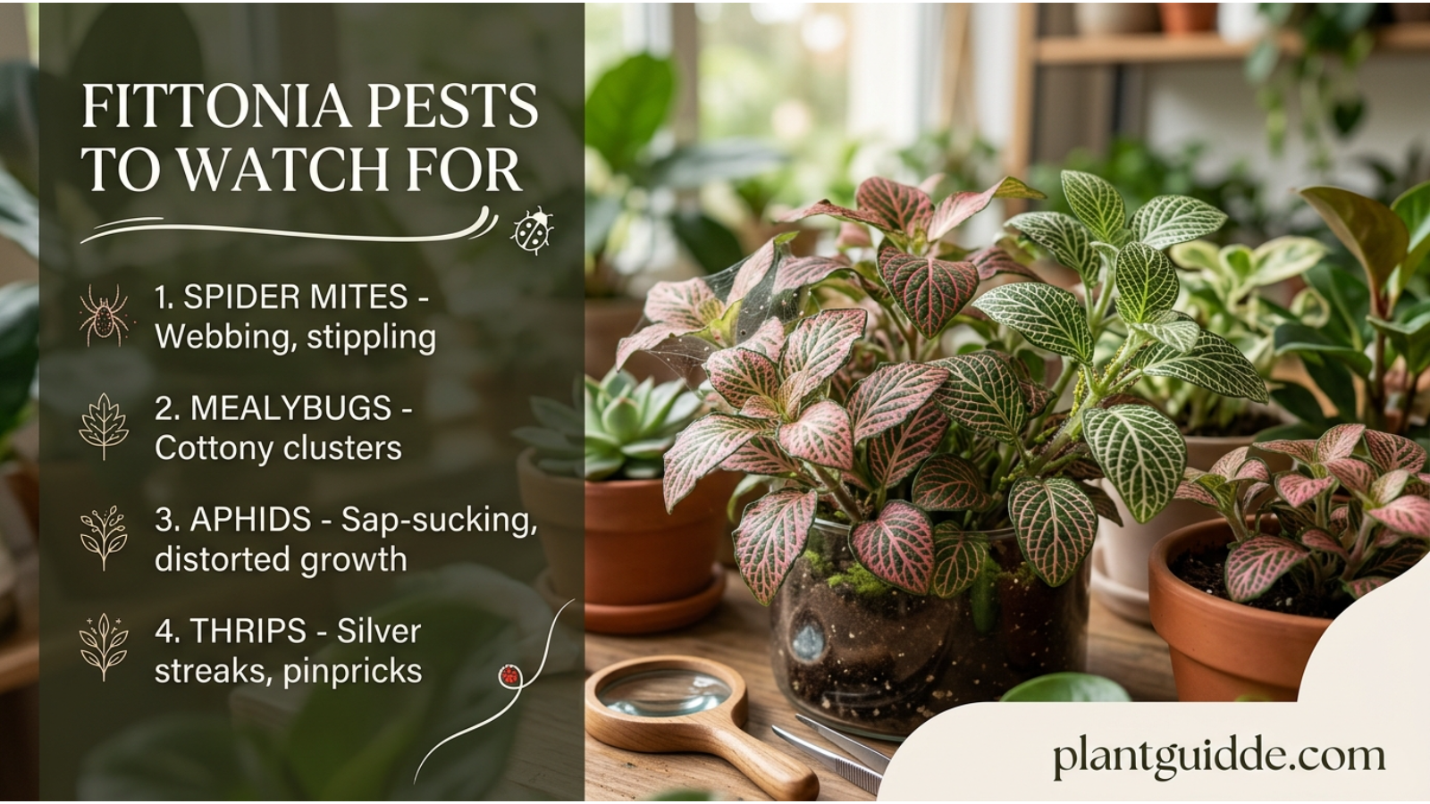 Fittonia Pests to Watch For