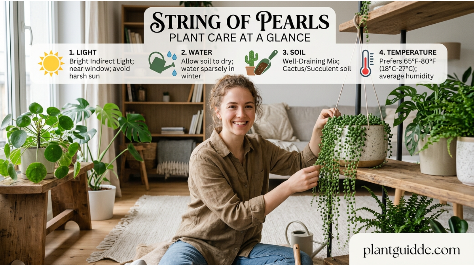 String of Pearls Plant Care