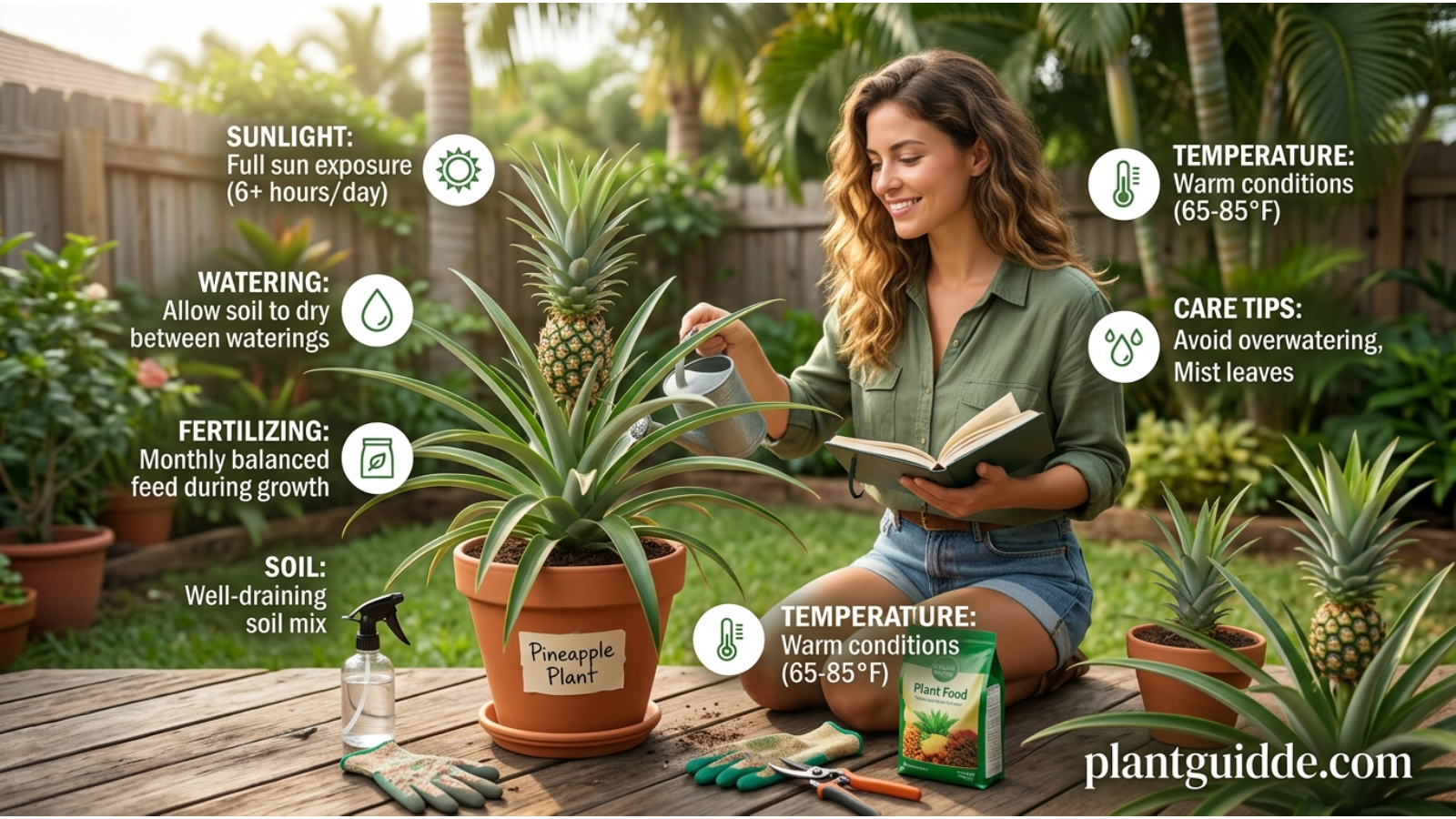 take care of a pineapple plant