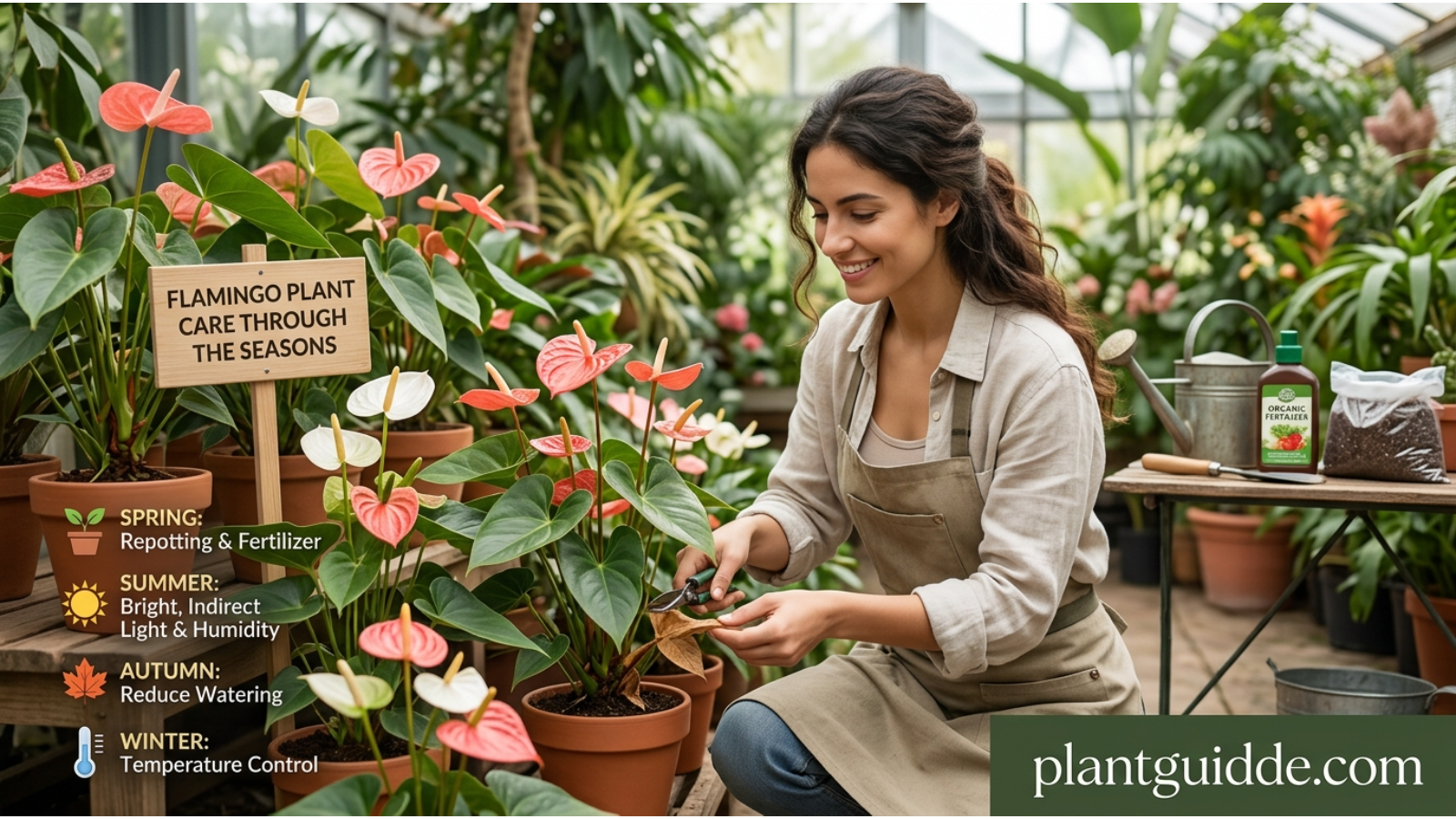 Flamingo Plant Care Through the Seasons