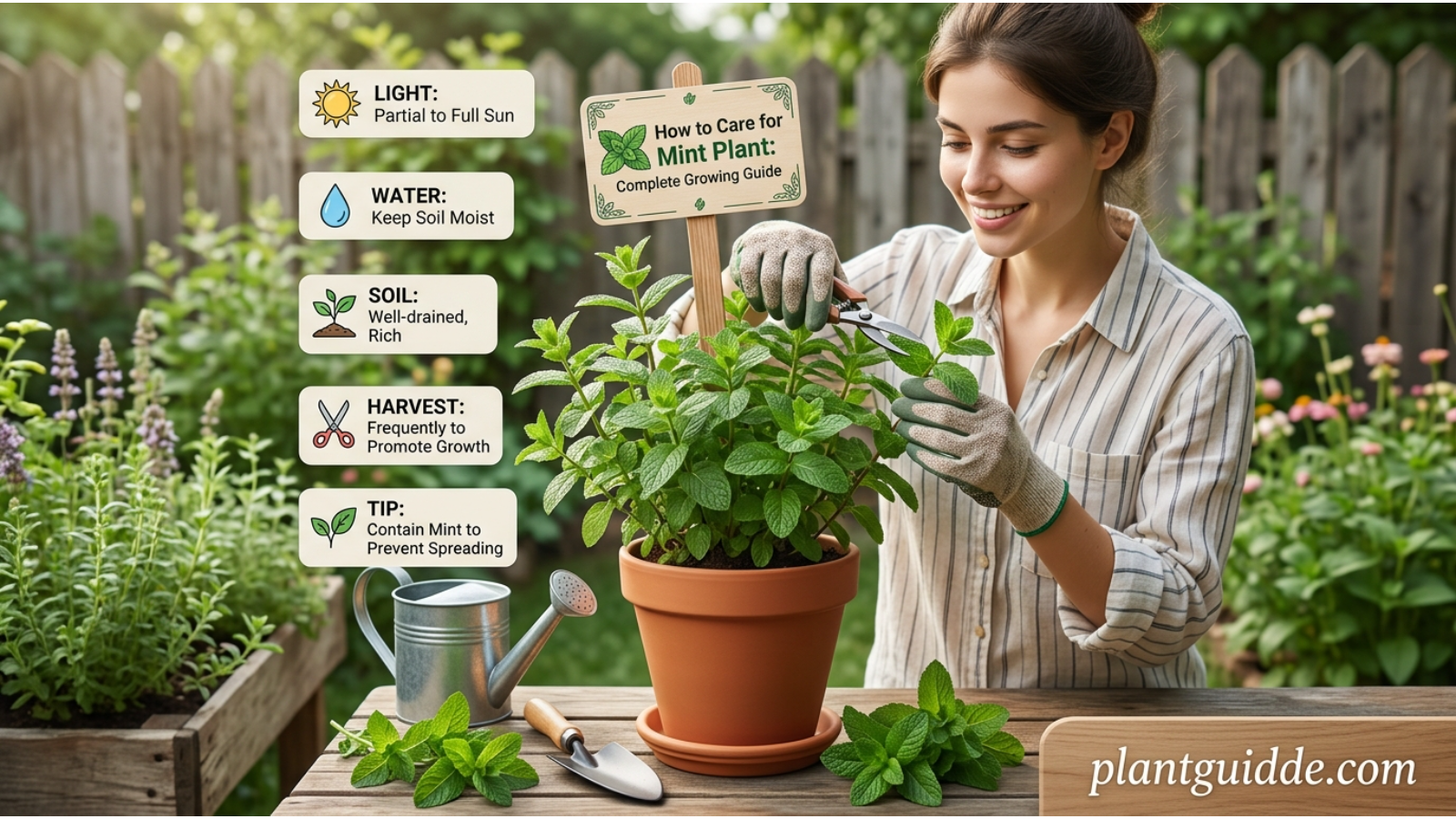 how to care for mint plant