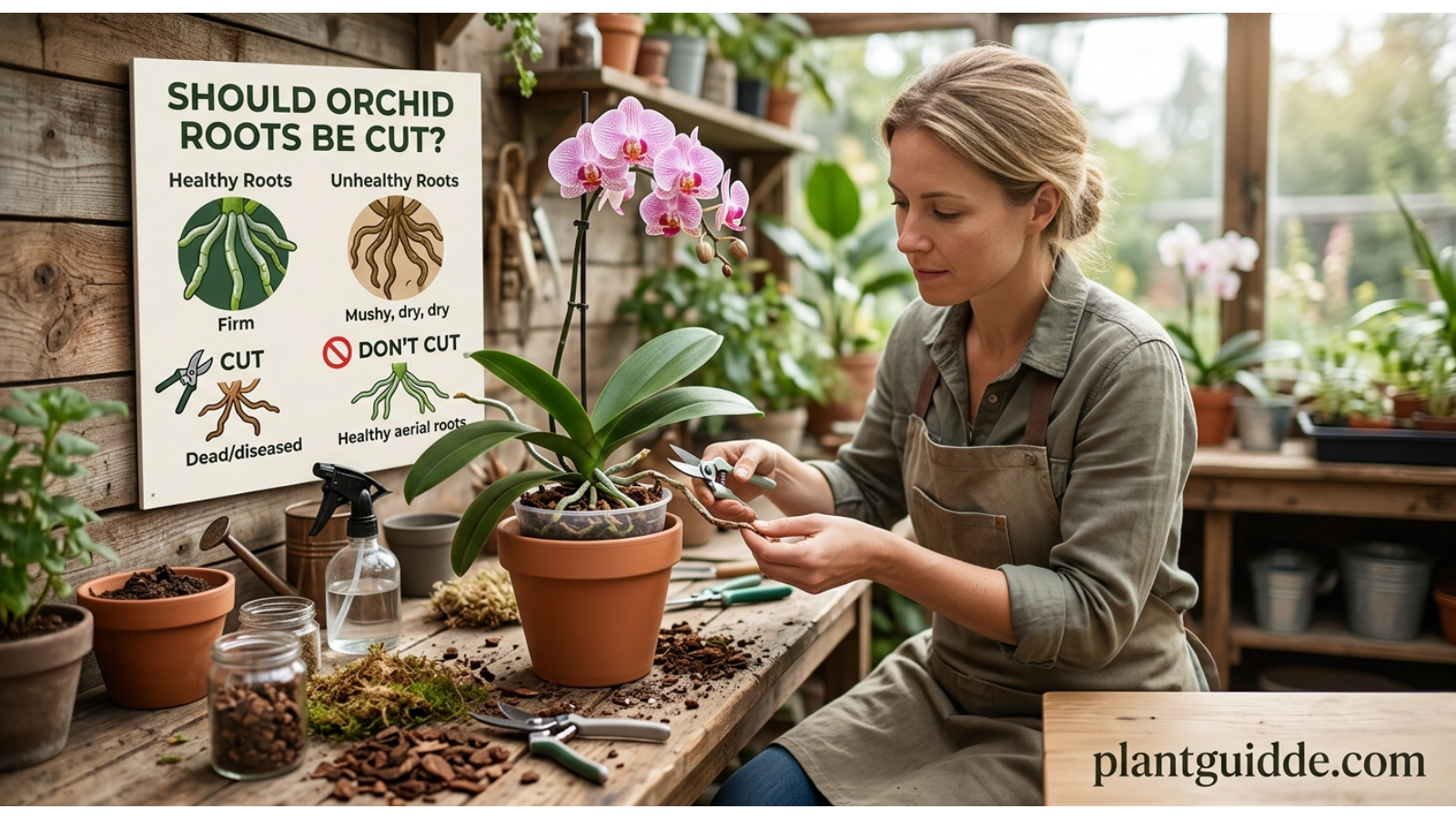 Should Orchid Roots Be Cut