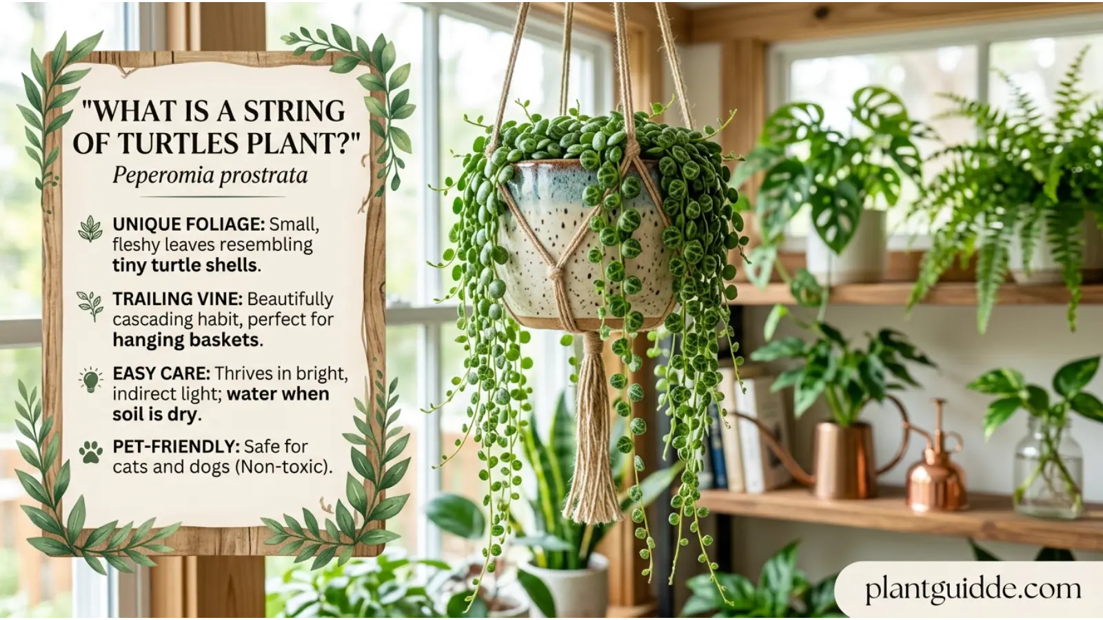 What Is a String of Turtles Plant
