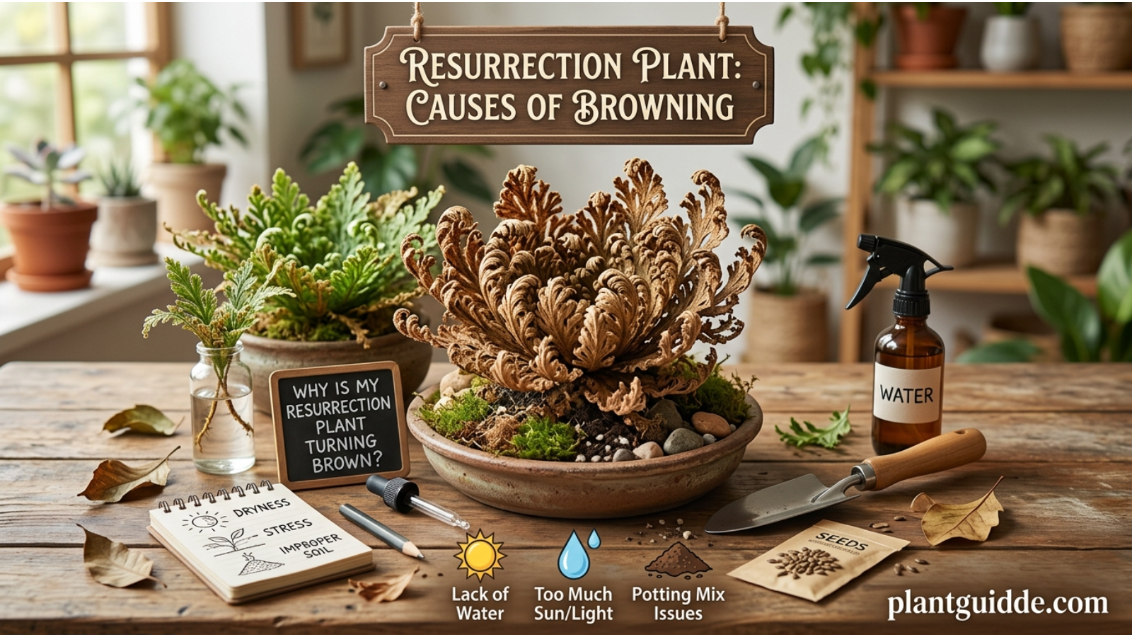 My Resurrection Plant Turning Brown