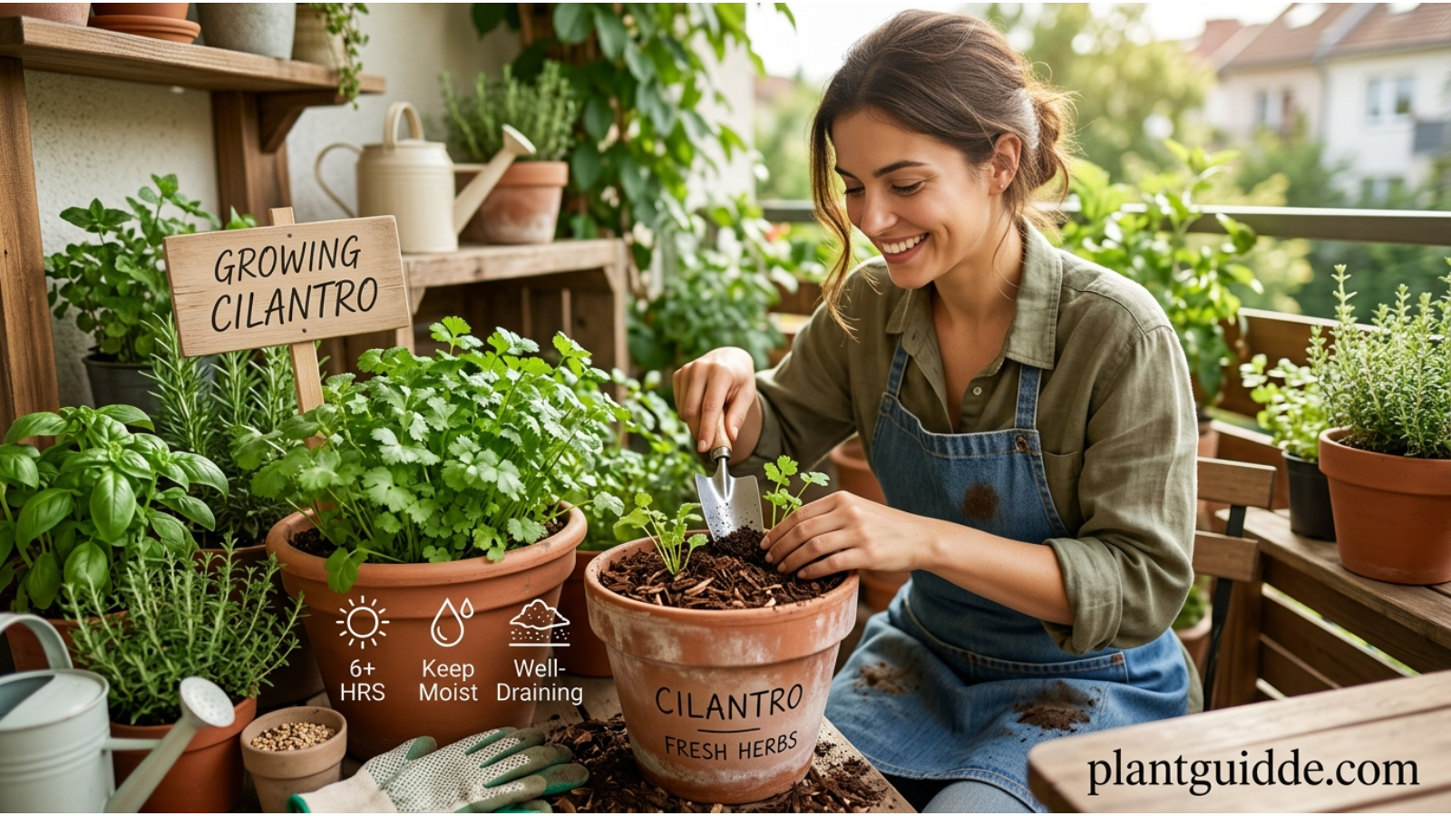 Growing Cilantro in Containers