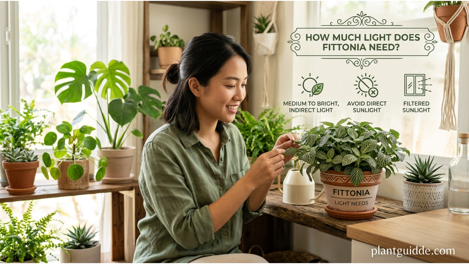 How Much Light Does Fittonia Need