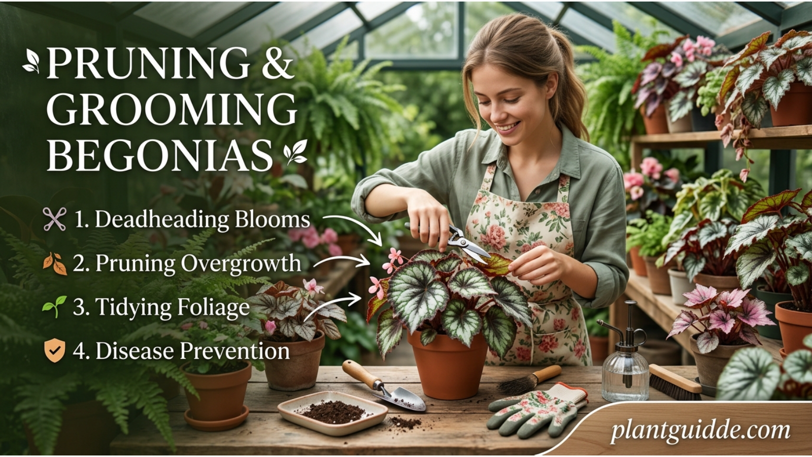 Pruning and Grooming Begonias