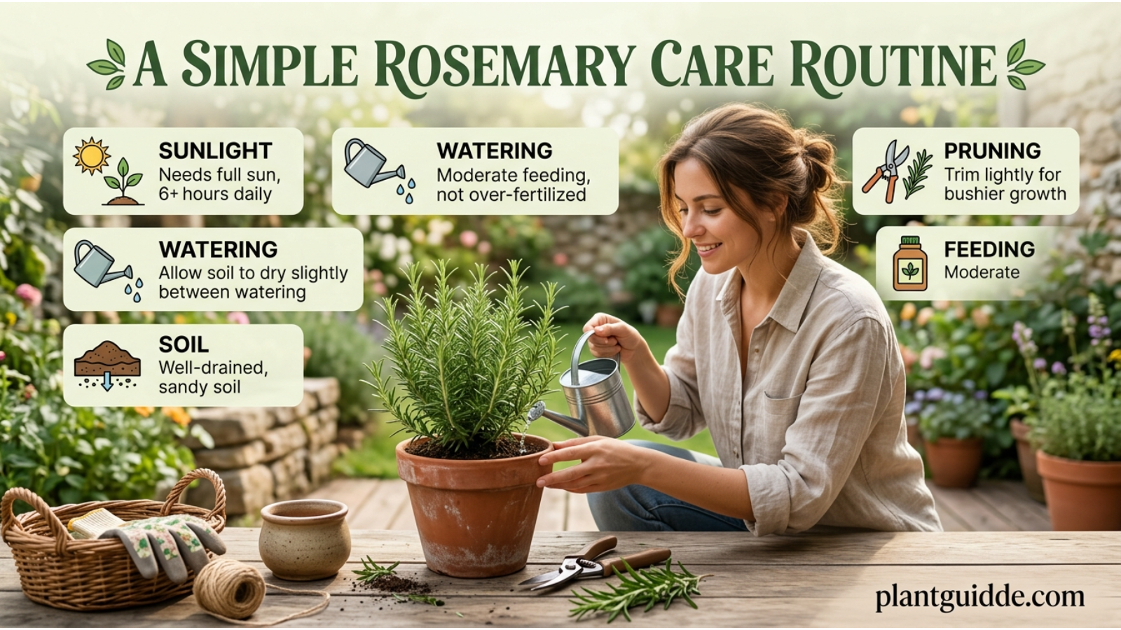 A Simple Rosemary Care Routine