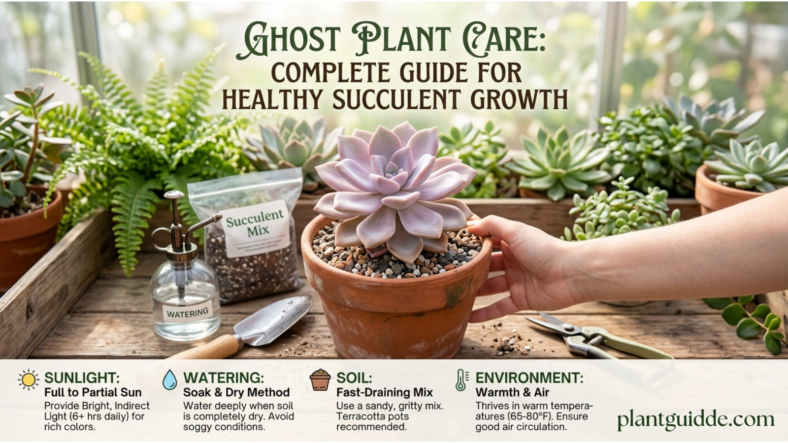 ghost plant care