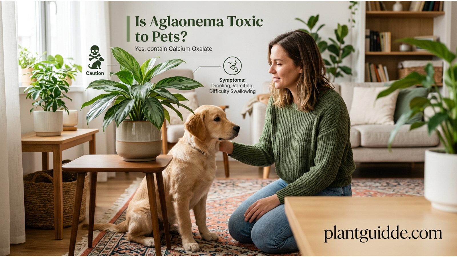 Is Aglaonema Toxic to Pets
