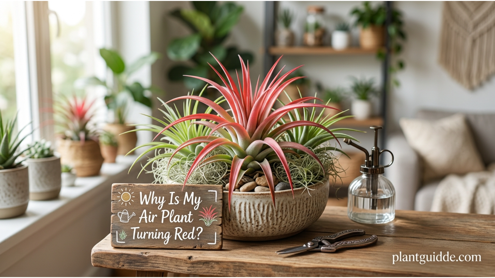 Why Is My Air Plant Turning Red