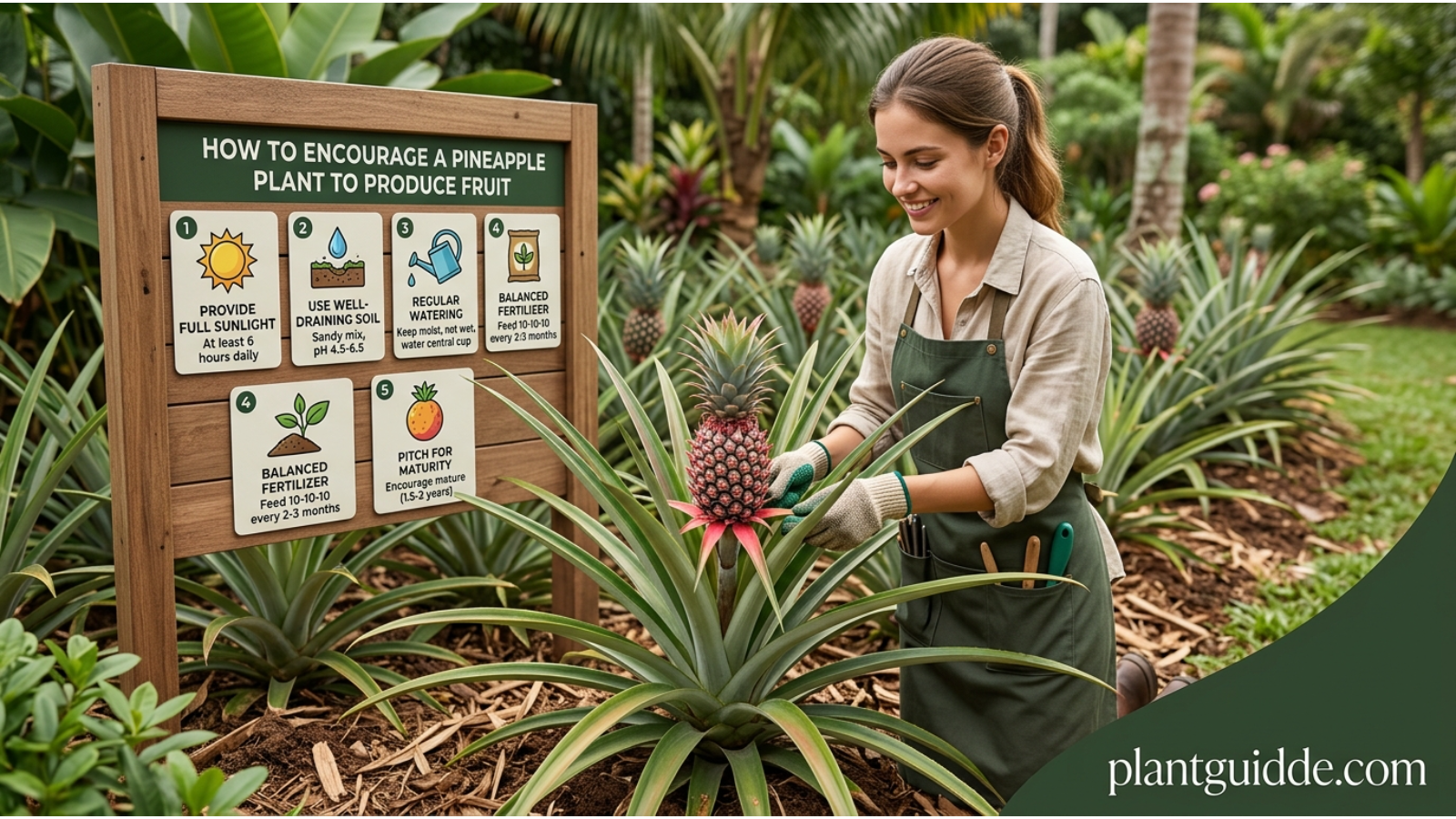 Encourage a Pineapple Plant
