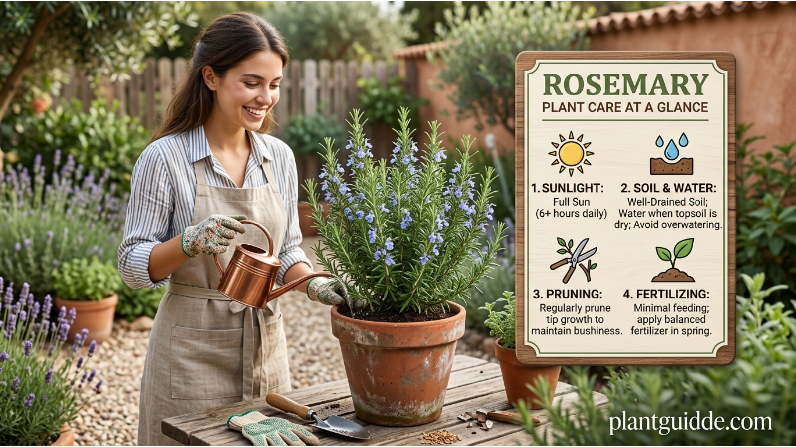 Rosemary Plant Care at a Glance