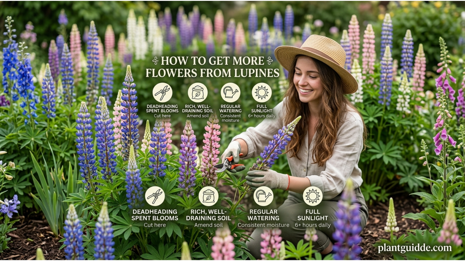 Get More Flowers From Lupines