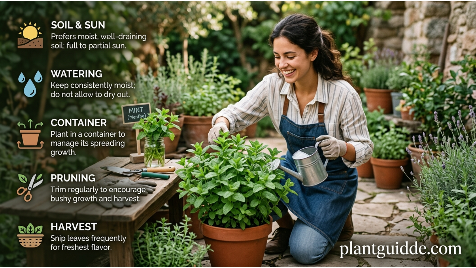 take care of mint plant