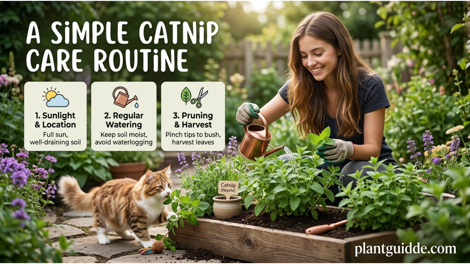 A Simple Catnip Care Routine
