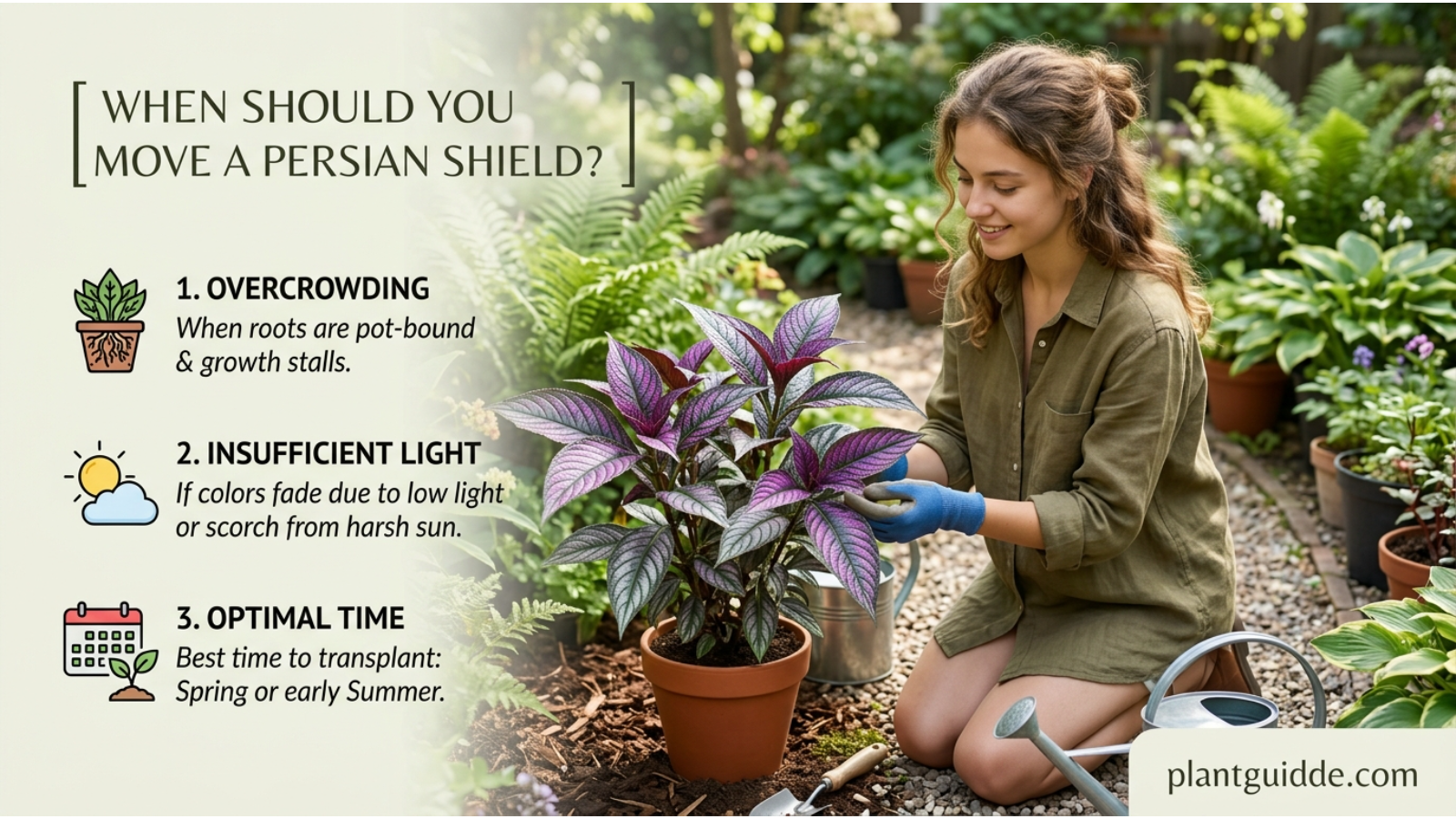 When Should You Move a Persian Shield