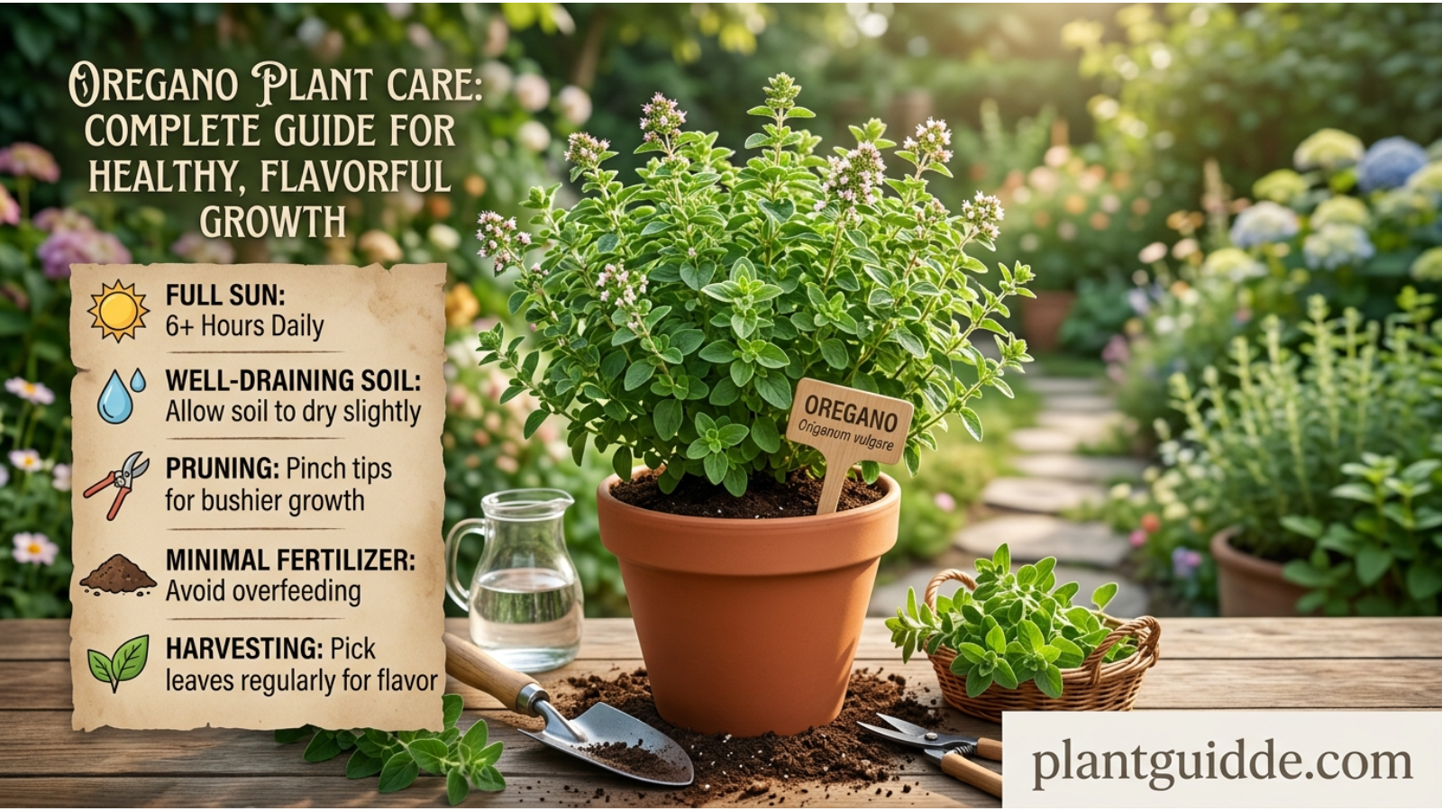 oregano plant care